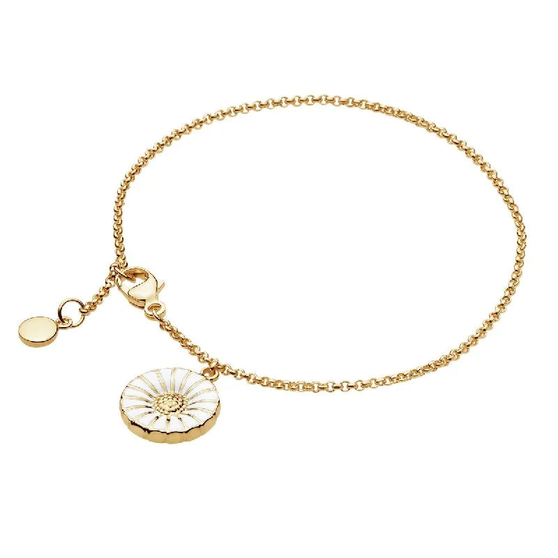 Grab Your Favorite Jewelry At The Lowest Prices Daisy pendant Gold Plated Bracelet