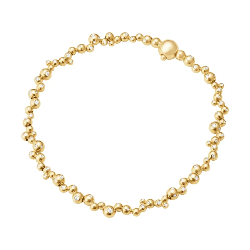 Dazzling Deals On Necklaces, Bracelets, And More Moonlight Grapes Slim 18K Gold Bracelet w. Diamonds