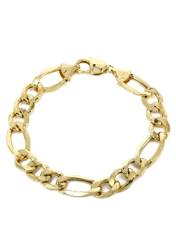 Shop Signature Jewelry Styles At Exclusive Prices 14K Gold Bracelet Solid Figaro