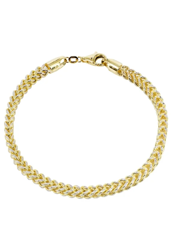 Jewelry Flash Sale – Stylish Designs At Unbeatable Rates 14K Gold Bracelet Semi Solid Franco Diamond Cut Jewelry Flash Sale – Stylish Designs At Unbeatable Rates 14K Gold Bracelet Semi Solid Franco Diamond Cut