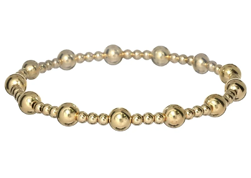 Affordable Glamour – Must-Have Jewelry At Special Rates "JASMINE" 14k gold-filled beaded bracelet Affordable Glamour – Must-Have Jewelry At Special Rates "JASMINE" 14k gold-filled beaded bracelet