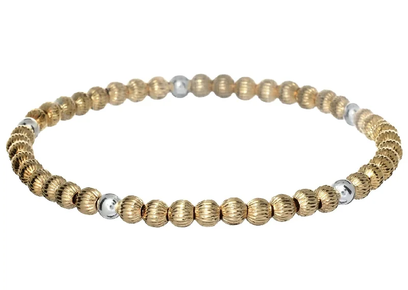 Versatile Layering Jewelry For Effortless Chic "LANA" 14k gold-filled beaded bracelet Versatile Layering Jewelry For Effortless Chic "LANA" 14k gold-filled beaded bracelet
