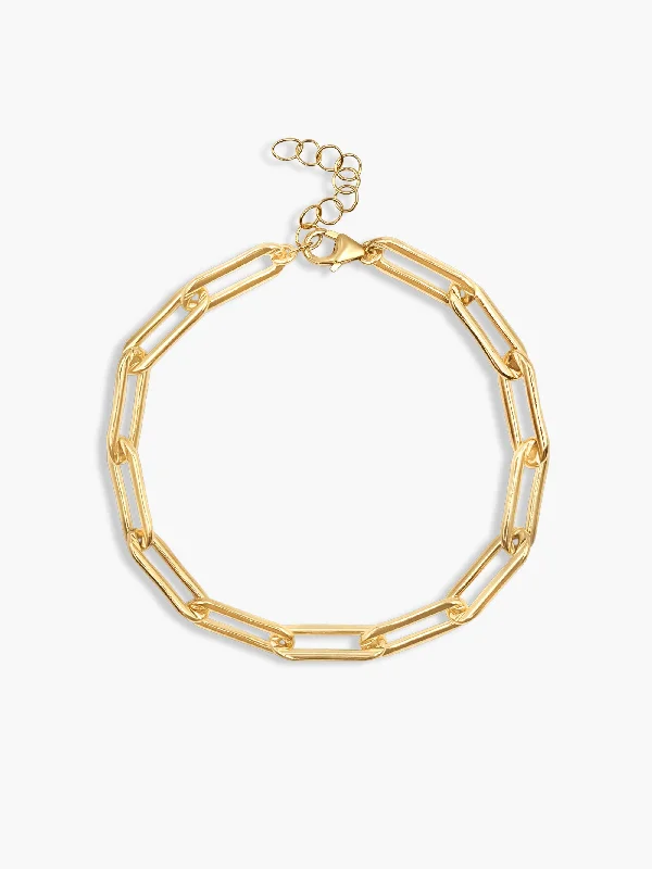 Unique Jewelry Designs Now At Discounted Rates Large Paperclip Bracelet