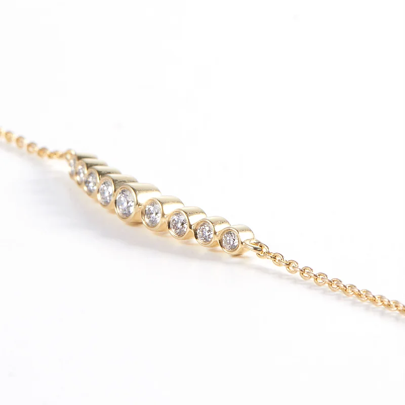 Beautiful Jewelry, Breathtaking Discounts – Hurry In Noa 14K Gold Bracelet w. Diamonds
