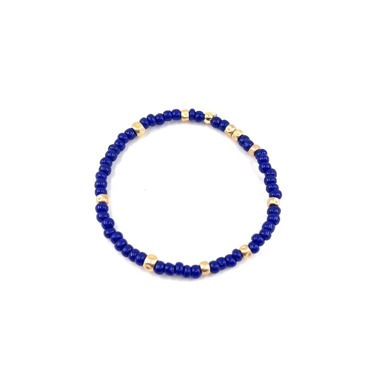 Elegant Jewelry Pieces At Unbelievable Prices Ona Blue 14K Goldfilled Bracelet w. Gemstones