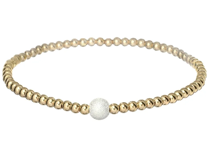Shop Dazzling Jewelry With Special Promotional Discounts "MARIAH" 14k gold-filled beaded bracelet Shop Dazzling Jewelry With Special Promotional Discounts "MARIAH" 14k gold-filled beaded bracelet