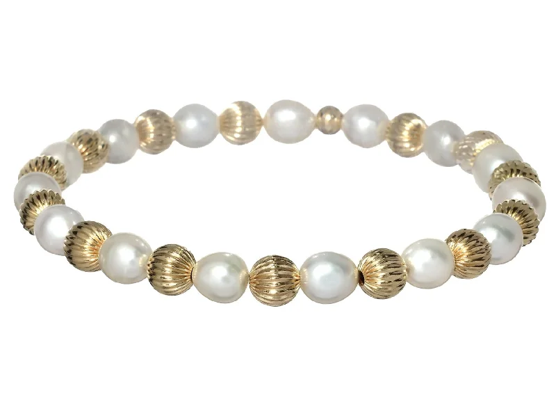 Modern Jewelry At Exclusive Discounts – Shop Today "MIA" 14k gold-filled & pearl beaded bracelet Modern Jewelry At Exclusive Discounts – Shop Today "MIA" 14k gold-filled & pearl beaded bracelet