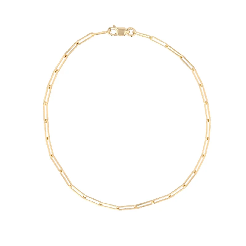 Jewelry Sale – Exclusive Styles At Lower Prices Classic anchor rectangular 18K Gold Bracelet