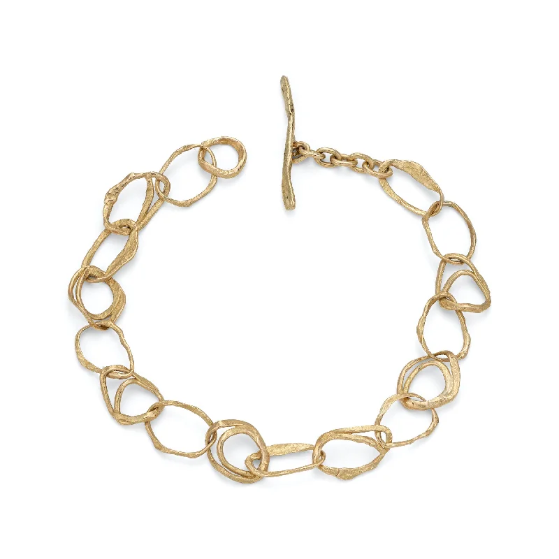 Shop Trending Jewelry With Exclusive Savings Pebble Drawing Bracelet 18ct Gold