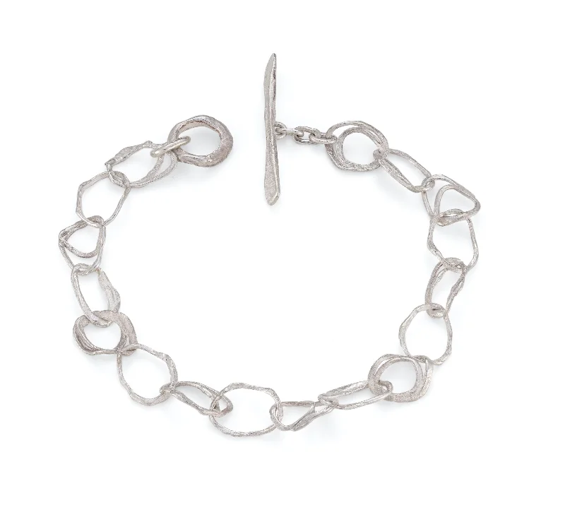 Adjustable Charm Bracelets For A Perfect Fit Pebble Drawing Bracelet Silver