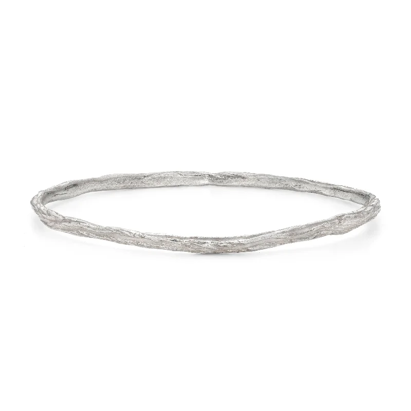 Get The Sparkle You Love At Prices You Adore Ripple Fine Bangle Silver