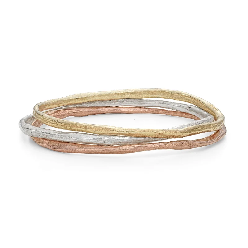 Trendy And Classic Jewelry Now At Reduced Prices Rock Layered Bangle Stack