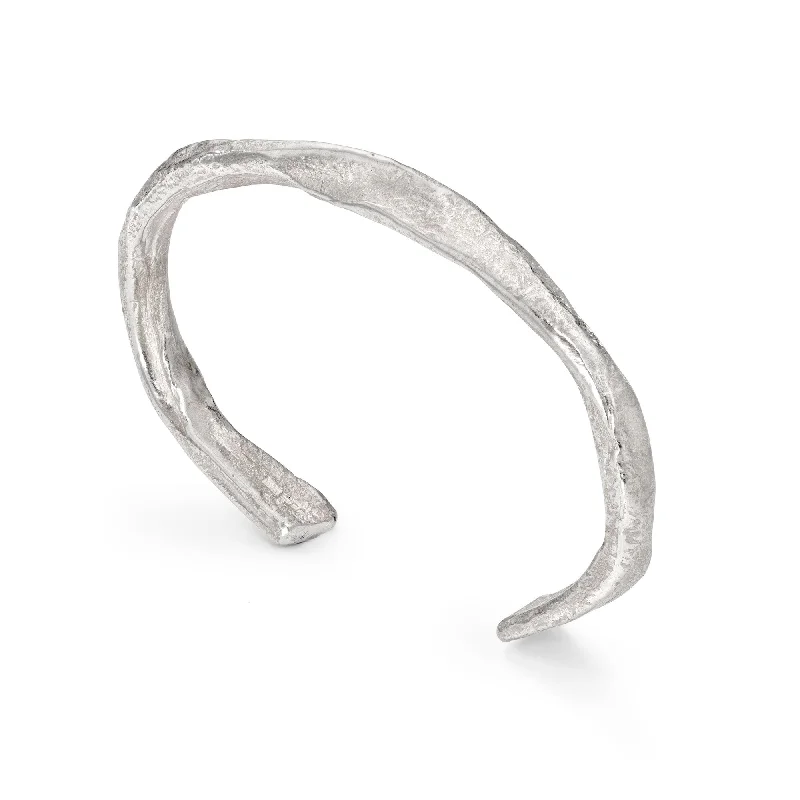 Limited-Time Offer On Elegant Jewelry Pieces Rugged Cuff Silver