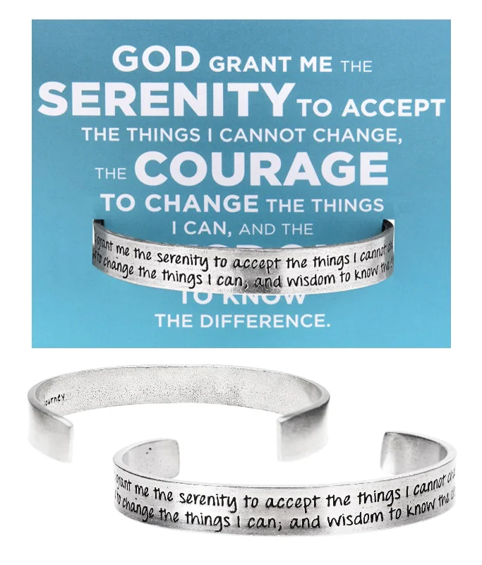 Elegant Jewelry Styles At Budget-Friendly Prices God Grant me the Serenity Prayer Bracelet Inspirational Pewter Quotable Cuff Bracelet Elegant Jewelry Styles At Budget-Friendly Prices God Grant me the Serenity Prayer Bracelet Inspirational Pewter Quotable Cuff Bracelet