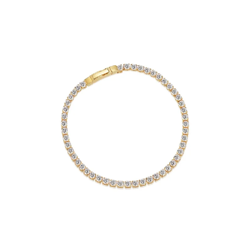 Stunning Jewelry Pieces At The Lowest Prices Ever Ellera Grande 18K Gold Plated Bracelet w. Zirconias