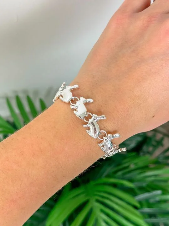 Personalized Jewelry Sale – Unique Pieces At Great Prices Silver Bunny Magnetic Bracelet Personalized Jewelry Sale – Unique Pieces At Great Prices Silver Bunny Magnetic Bracelet