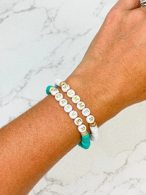 Bold And Beautiful Jewelry Now At Irresistible Prices 'Summer Forever' Disc Stretch Bracelet Set Bold And Beautiful Jewelry Now At Irresistible Prices 'Summer Forever' Disc Stretch Bracelet Set