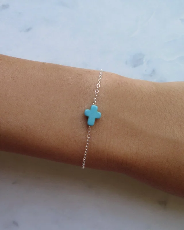 Grab Exquisite Jewelry At The Lowest Prices Turquoise Cross Bracelet