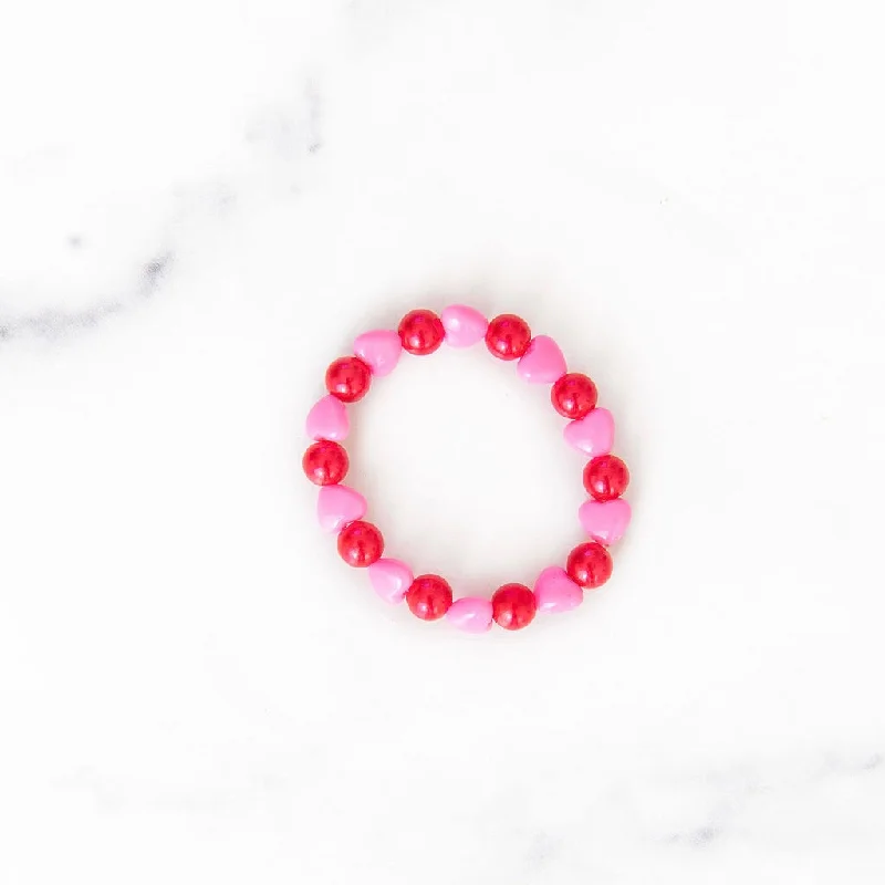 Limited-Stock Jewelry Sale – Once It's Gone, It's Gone UR A CUTIE Pink and Red Bracelet