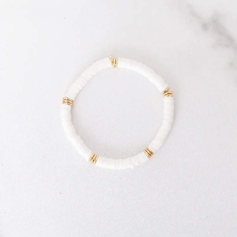 Personalized Jewelry Sale – Meaningful Gifts At Great Prices White Polymer Clay Bracelet Personalized Jewelry Sale – Meaningful Gifts At Great Prices White Polymer Clay Bracelet