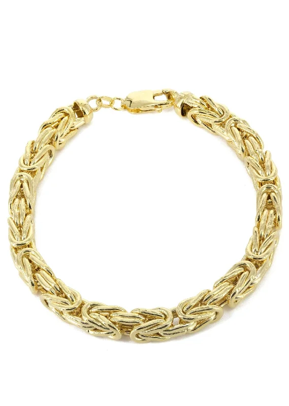 Unlock Unbeatable Jewelry Deals Before They’Re Gone 14K Gold Bracelet Byzantine