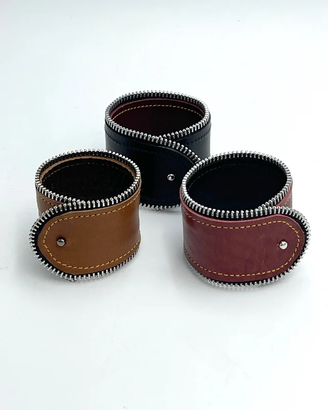 Accessorize For Less – Luxury Jewelry At Affordable Prices Zip Leather Bracelets