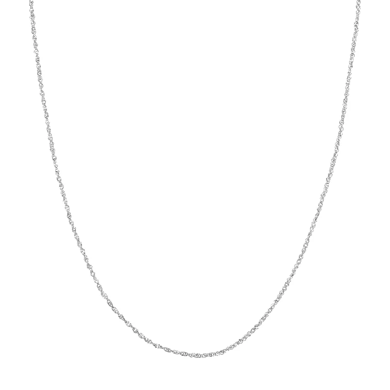 Accessorize For Less – Luxury Jewelry At Affordable Prices 1.5mm Sparkle Singapore Chain with Lobster Lock Accessorize For Less – Luxury Jewelry At Affordable Prices 1.5mm Sparkle Singapore Chain with Lobster Lock