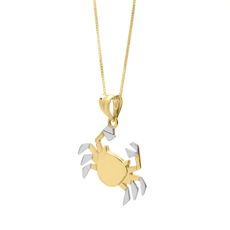 Fashion-Forward Jewelry At Incredible Prices 10K Crab Necklace