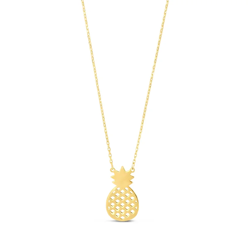 Special Sale On Handcrafted Jewelry – Shop Today 10K Pineapple Necklace
