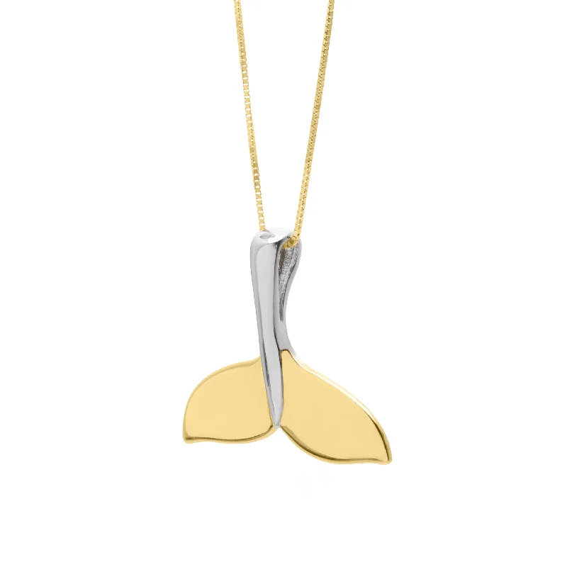 Stunning Jewelry At A Fraction Of The Price 10K Whale Tail Necklace