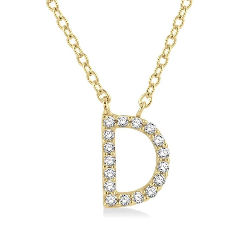 Seasonal Jewelry Deals – Elevate Your Style 10K Yellow Gold Initial D Diamond Necklace Seasonal Jewelry Deals – Elevate Your Style 10K Yellow Gold Initial D Diamond Necklace