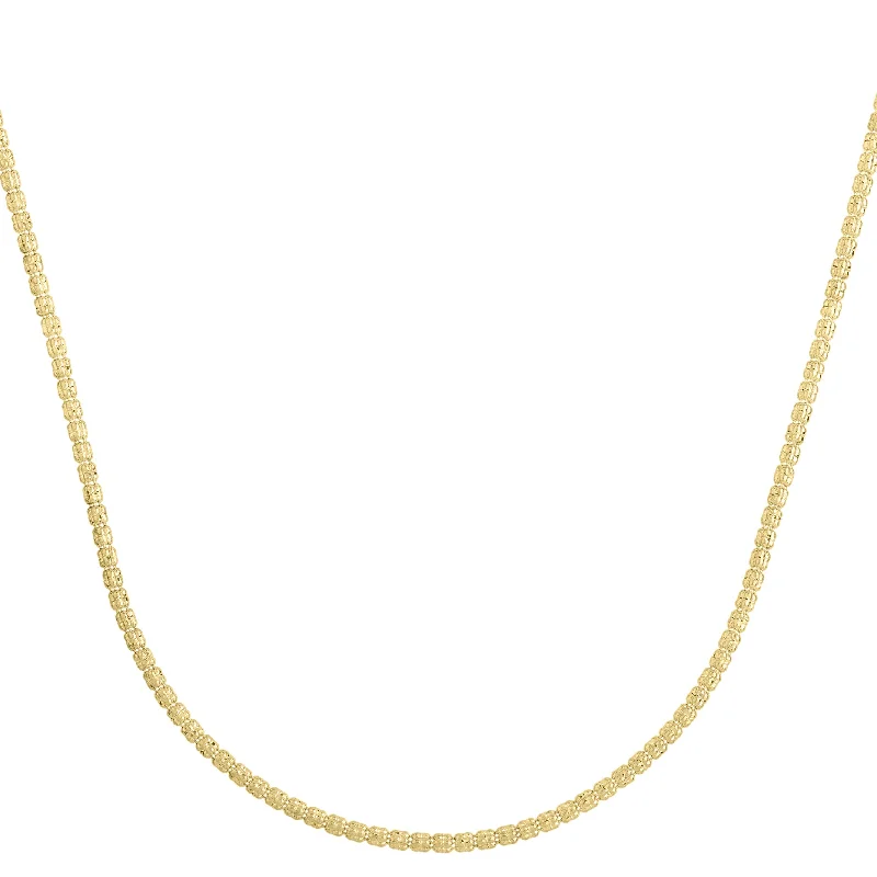 Make Every Moment Shine – Jewelry Discounts Available 14K 2.74mm Fancy Ice Chain