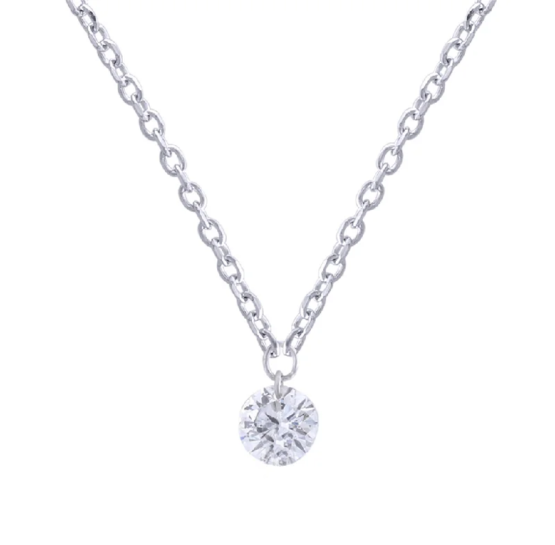 Seasonal Jewelry Deals – Elevate Your Style 14K White Gold ‘Naked Diamonds’ Solitaire Pendant Necklace Seasonal Jewelry Deals – Elevate Your Style 14K White Gold ‘Naked Diamonds’ Solitaire Pendant Necklace