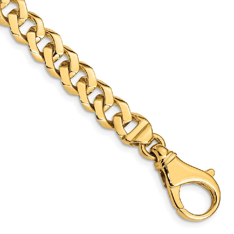 Buy More, Save More – Special Jewelry Discounts 14k Yellow Gold, 8mm Fancy Chain Link Bracelet - 8 Inch Buy More, Save More – Special Jewelry Discounts 14k Yellow Gold, 8mm Fancy Chain Link Bracelet - 8 Inch