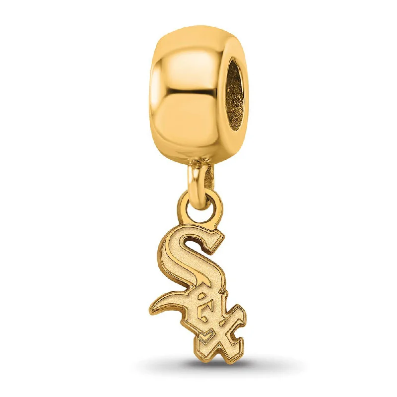 Jewelry Clearance Event – Stock Up Before It's Over 14KY Gold Plated Sterling Silver MLB Chicago White Sox XS Dangle Bead Jewelry Clearance Event – Stock Up Before It's Over 14KY Gold Plated Sterling Silver MLB Chicago White Sox XS Dangle Bead