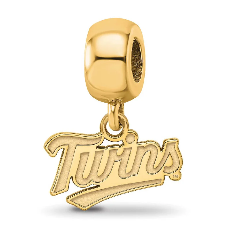 Affordable Glamour – Must-Have Jewelry At Special Rates 14KY Gold Plated Sterling Silver MLB Minnesota Twins XS Dangle Bead Affordable Glamour – Must-Have Jewelry At Special Rates 14KY Gold Plated Sterling Silver MLB Minnesota Twins XS Dangle Bead