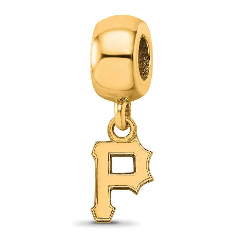Affordable Gold-Plated Jewelry For Modern Fashion 14KY Gold Plated Sterling Silver MLB Pittsburgh Pirates XS Dangle Bead Affordable Gold-Plated Jewelry For Modern Fashion 14KY Gold Plated Sterling Silver MLB Pittsburgh Pirates XS Dangle Bead