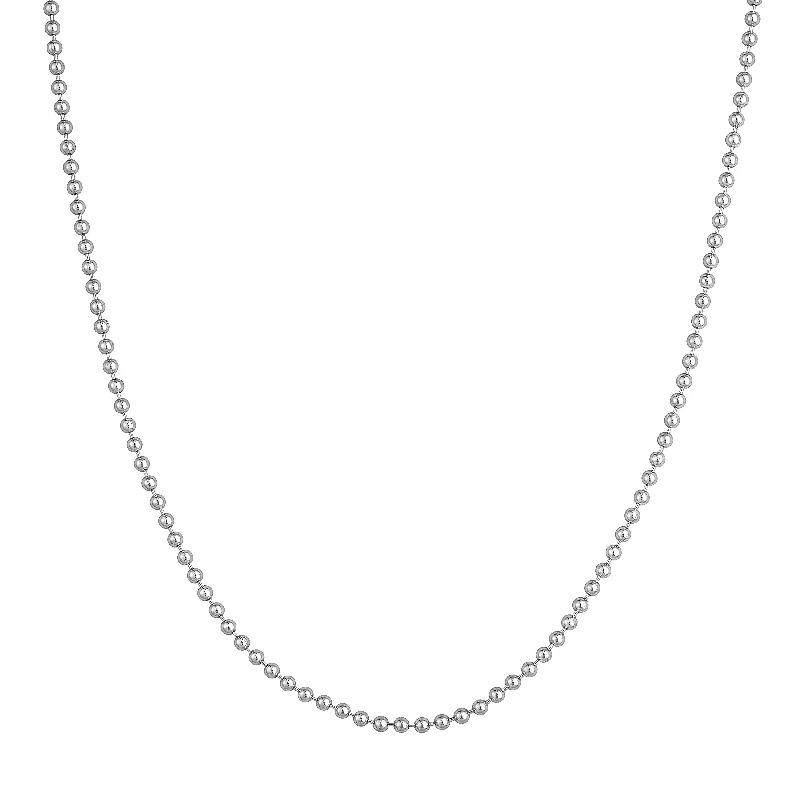 Elegant Jewelry, Exclusive Prices – Shop Now 2.5mm Bead Chain with Lobster Lock