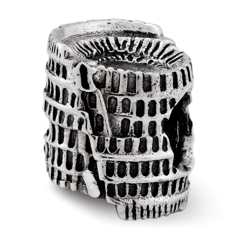 Sparkle For Less – Shop Our Limited-Time Jewelry Deals 3D Colosseum Bead Charm in Antiqued Sterling Silver Sparkle For Less – Shop Our Limited-Time Jewelry Deals 3D Colosseum Bead Charm in Antiqued Sterling Silver