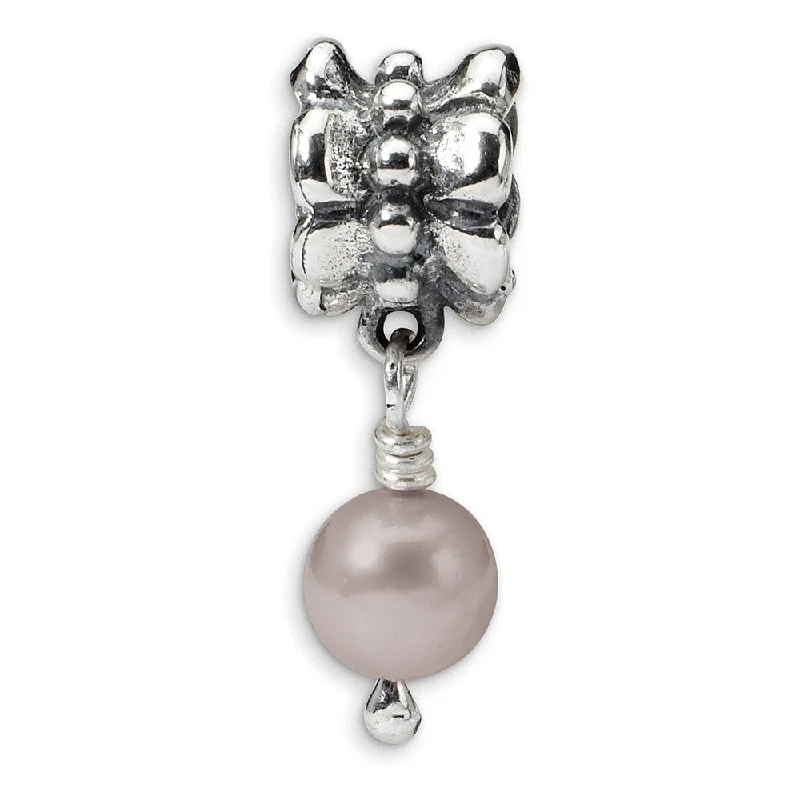 Don't Miss Our Biggest Jewelry Sale Of The Season 6mm Gray FW Cultured Pearl & Sterling Silver Dangle Bead Charm Don't Miss Our Biggest Jewelry Sale Of The Season 6mm Gray FW Cultured Pearl & Sterling Silver Dangle Bead Charm