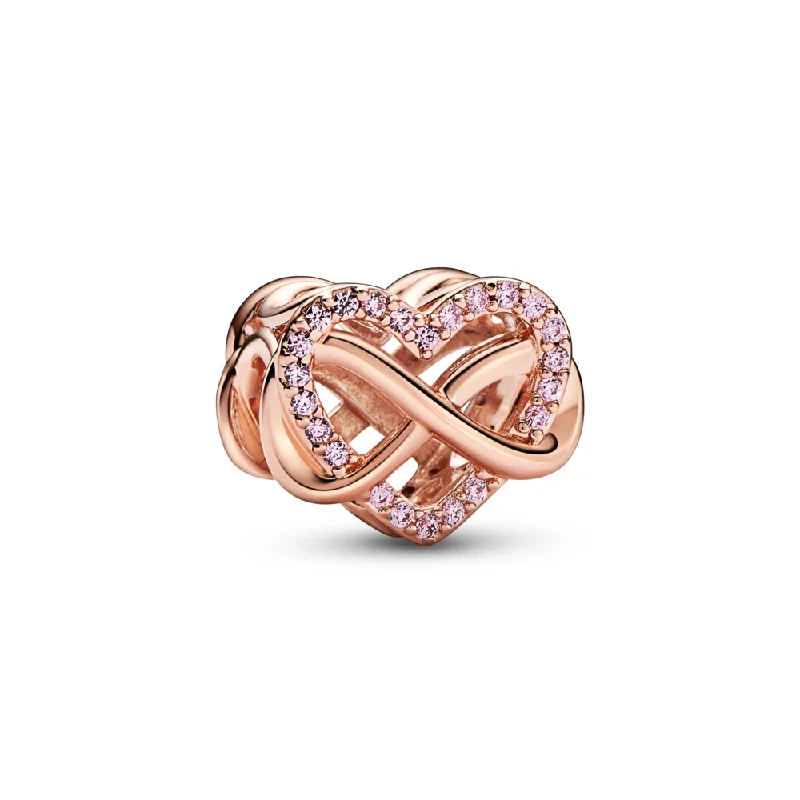 Huge Savings On Premium Jewelry Styles Family Infinity Pink Heart Charm