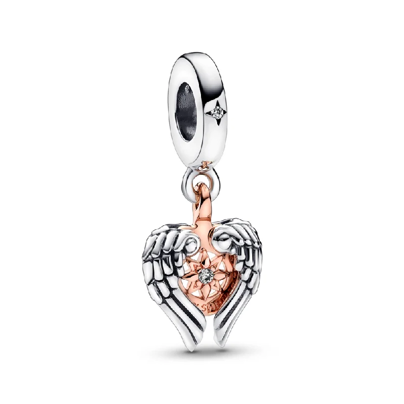 Jewelry Deals That Outshine The Rest Celestial Compass Angel Wings Dangle Charm
