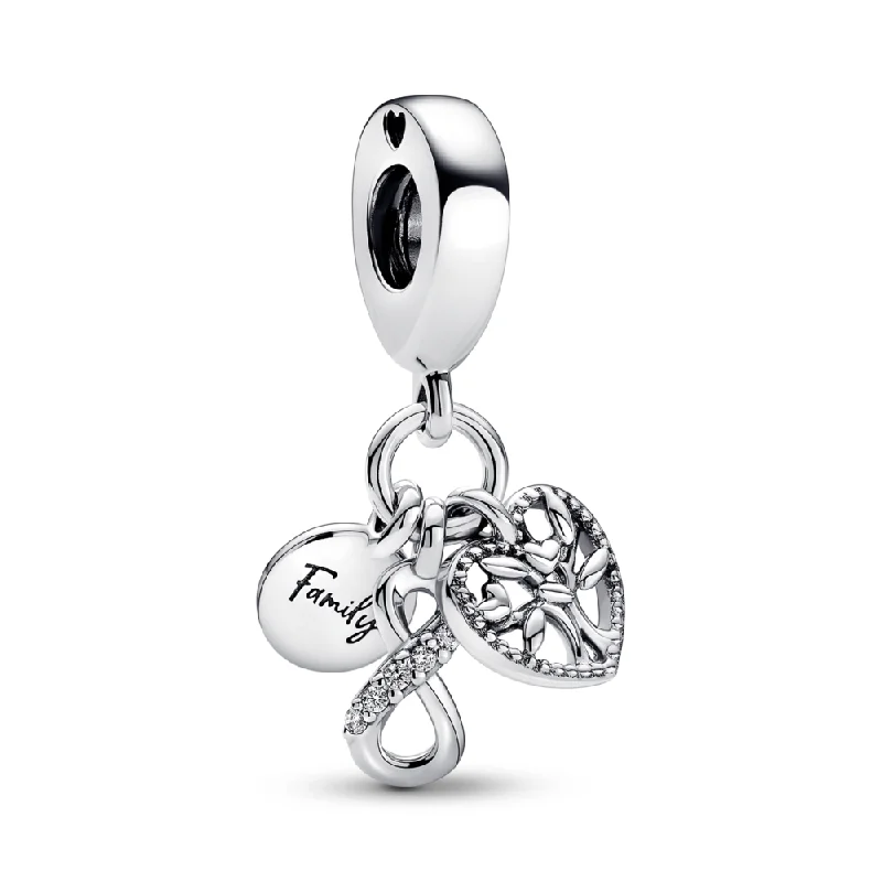 Shop High-Quality Jewelry At Jaw-Dropping Discounts Family Infinity Triple Dangle Charm Shop High-Quality Jewelry At Jaw-Dropping Discounts Family Infinity Triple Dangle Charm