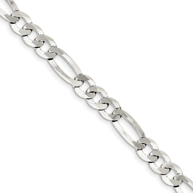 Don't Miss Our Biggest Jewelry Sale Of The Season 8.5mm Sterling Silver Flat Figaro Chain Bracelet Don't Miss Our Biggest Jewelry Sale Of The Season 8.5mm Sterling Silver Flat Figaro Chain Bracelet