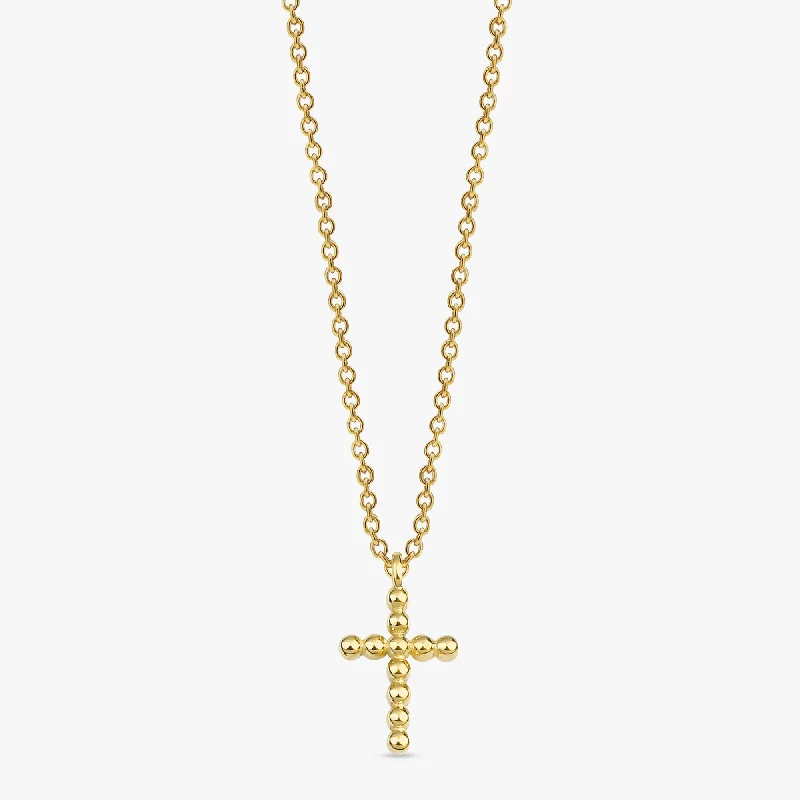 Don't Miss These Dazzling Jewelry Discounts Beaded Cross Necklace, Miriam