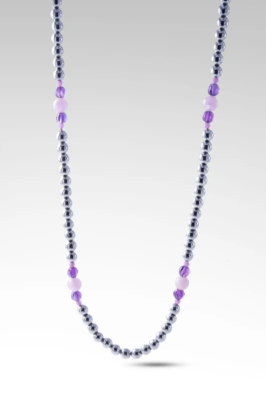 Breathtaking Jewelry, Breathtaking Prices Beaded Hematite Necklace™ in Watermark