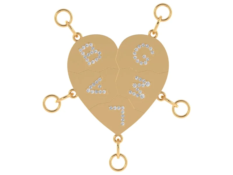 Must-Have Jewelry At Unbelievable Discounts BFF Puzzle Pendant