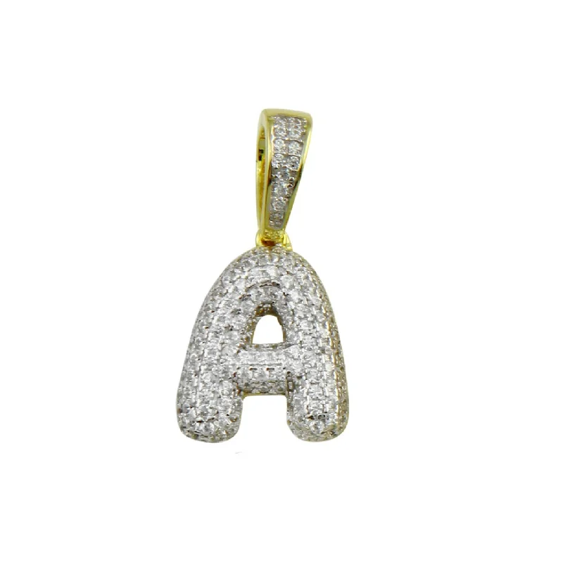 Bohemian-Inspired Jewelry For Free-Spirited Fashion Bubble Initial Charm