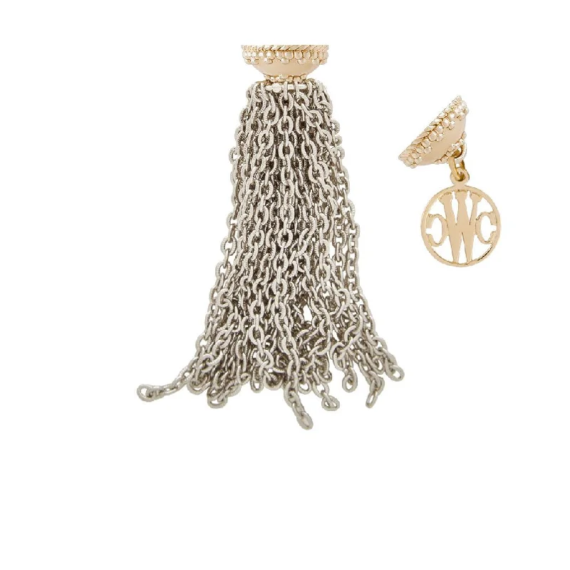 Premium Jewelry Now Available At Special Discounts Clara Williams Belden Rhodium Tassel Premium Jewelry Now Available At Special Discounts Clara Williams Belden Rhodium Tassel