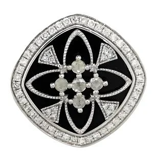 Once-A-Year Jewelry Sale – Grab Your Favorites Now Onyx and Platinum Pendant